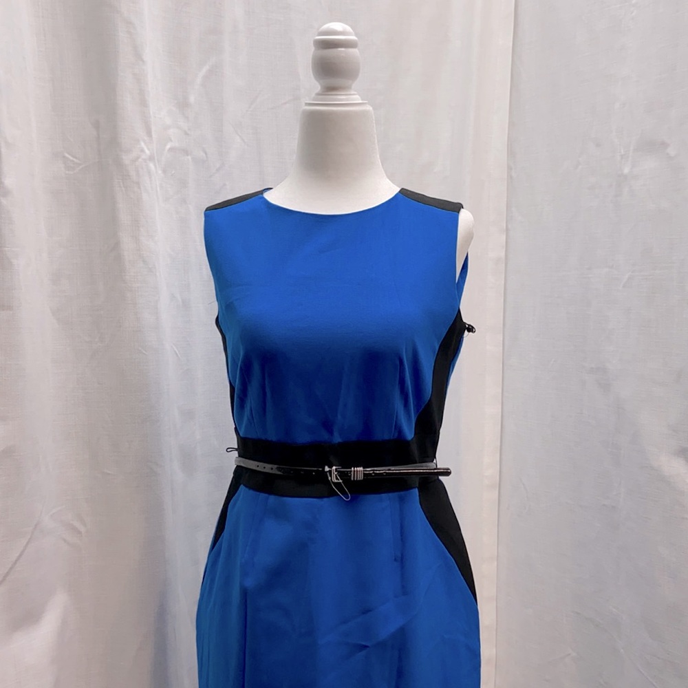 Calvin Klein blue work dress